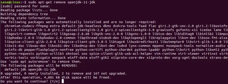 Gỡ cài đặt gói Ubuntu bằng apt