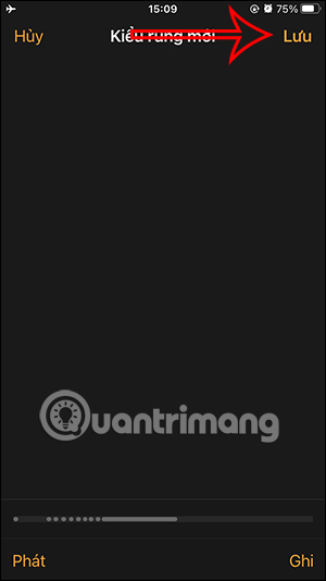 Lưu kiểu rung báo thức mới trên iPhone