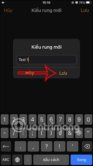 Lưu kiểu rung mới