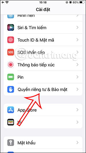 Quyền riêng tư trên Telegram