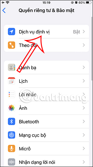 Dịch vụ định vị trên điện thoại