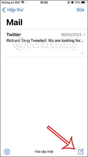 Viết email trên iPhone