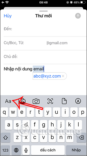 Chỉnh font chữ email trên Apple Mail