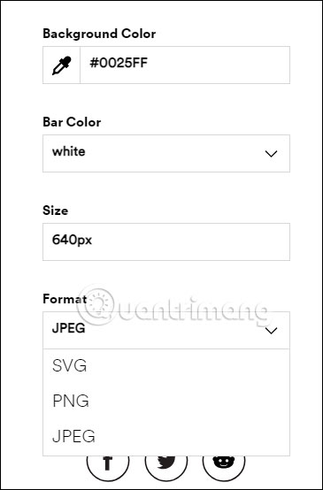 Chỉnh mã QR Spotify PC