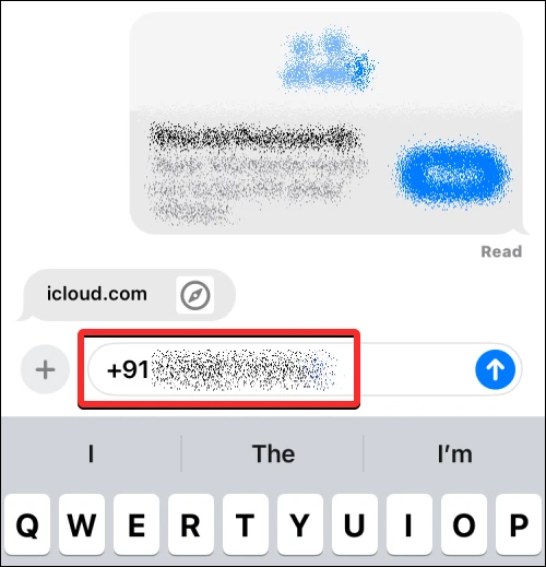 Gửi danh bạ trong tin nhắn iPhone