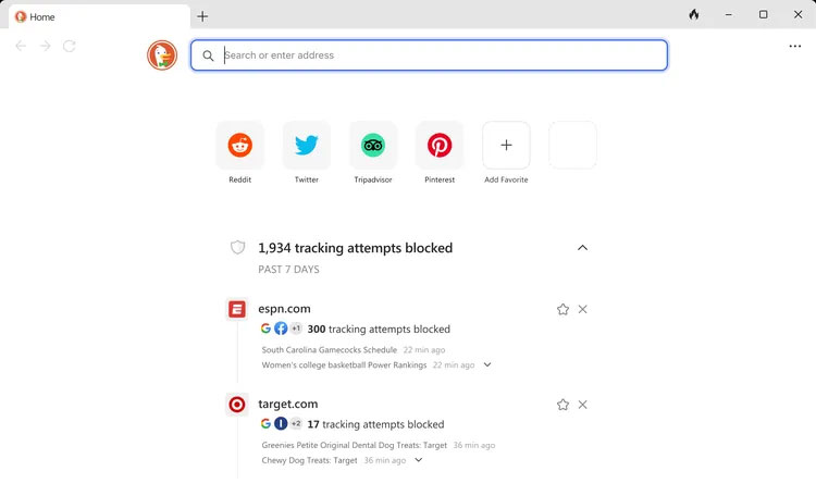 DuckDuckGo từ lâu đã là một trong những trình duyệt đơn giản nhất trên thị trường