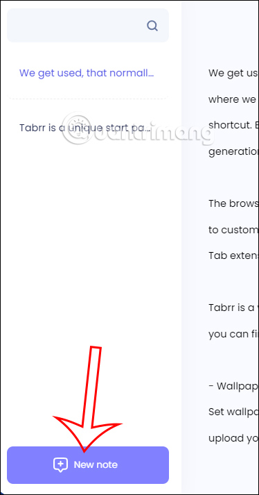 Viết ghi chú trên New Tab bằng ChatGPT Browser