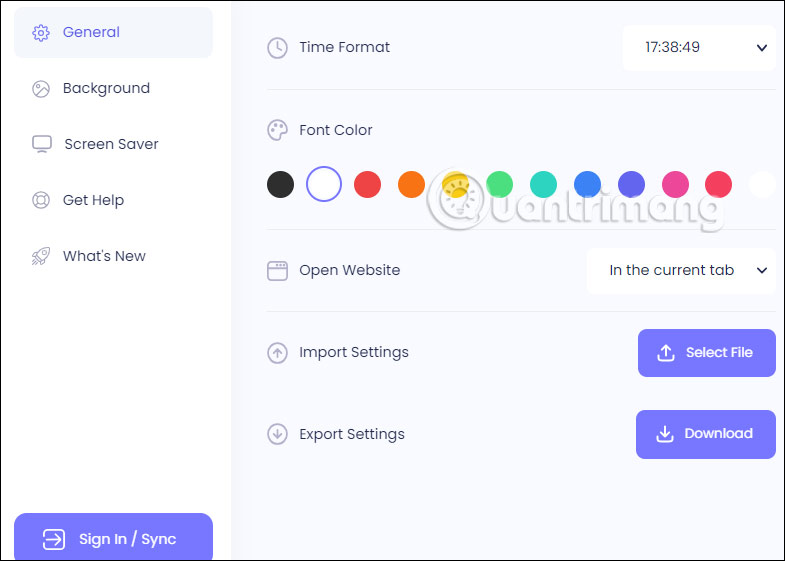 Chỉnh General trên ChatGPT Browser