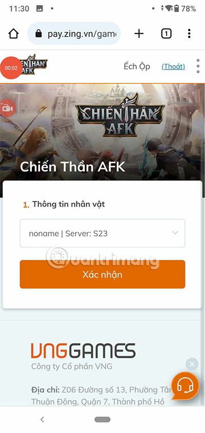 code chiến thần afk