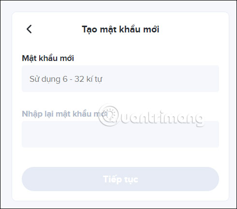 Nhập mật khẩu Ticketbox