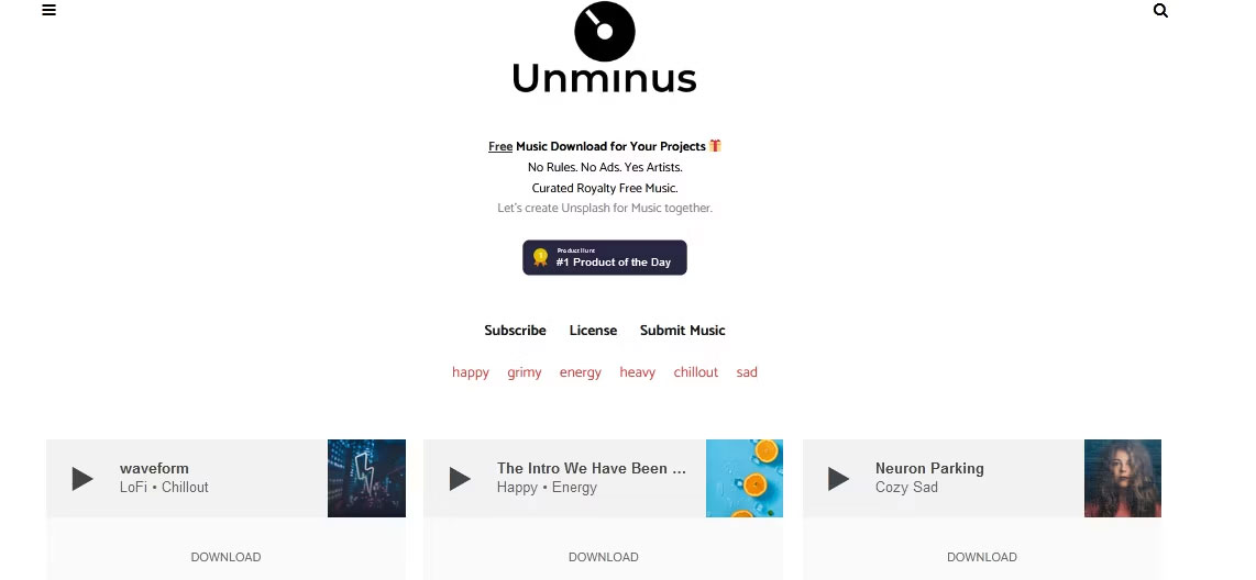 Trang web của Unminus