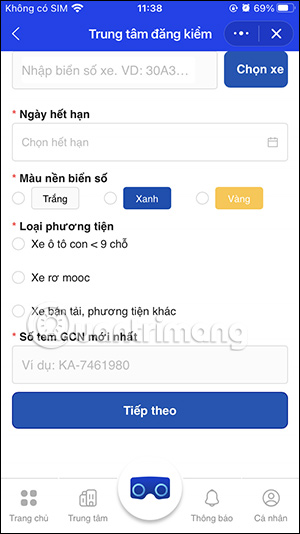 Đặt lịch đăng kiểm cho ô tô