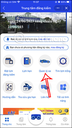 Quản lý xe ô tô trên TTDK
