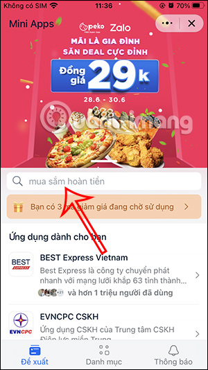 Tìm kiếm dịch vụ