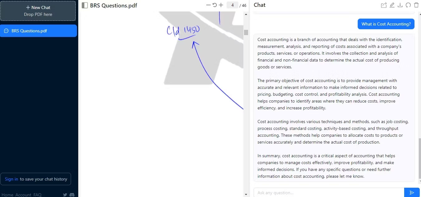 Trang web ChatPDF