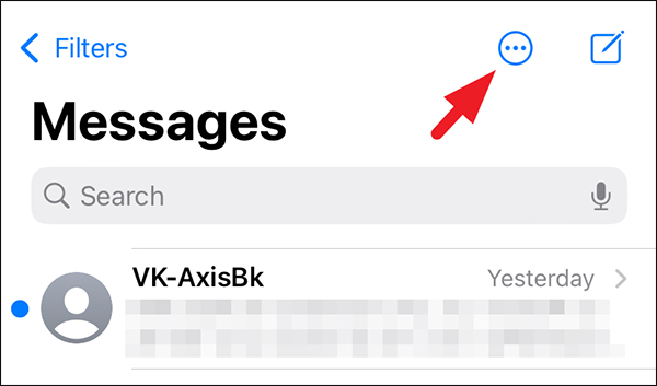 Tùy chọn tin nhắn trên iPhone
