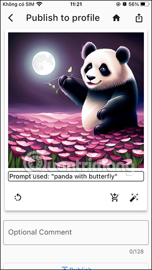 Zizoto tạo ảnh AI