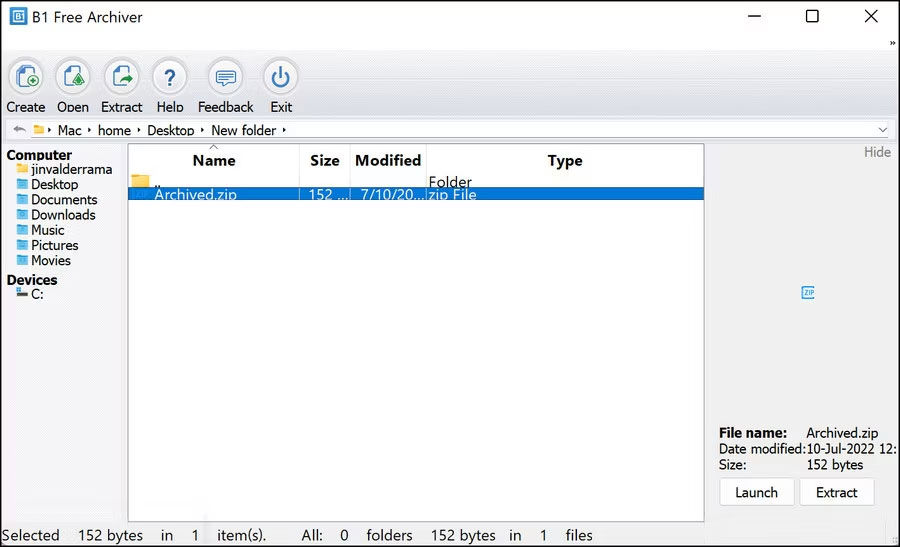 B1 Free Archiver