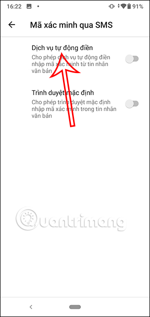 Dịch vụ tự động điền trên Android