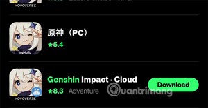 Cách tải Genshin Cloud, chơi Genshin không cần tải về