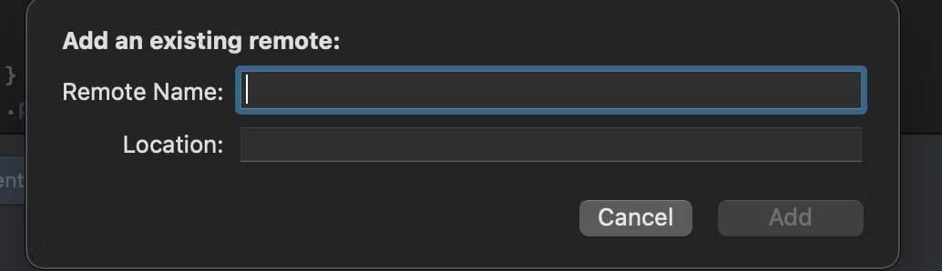 Thêm server từ xa
