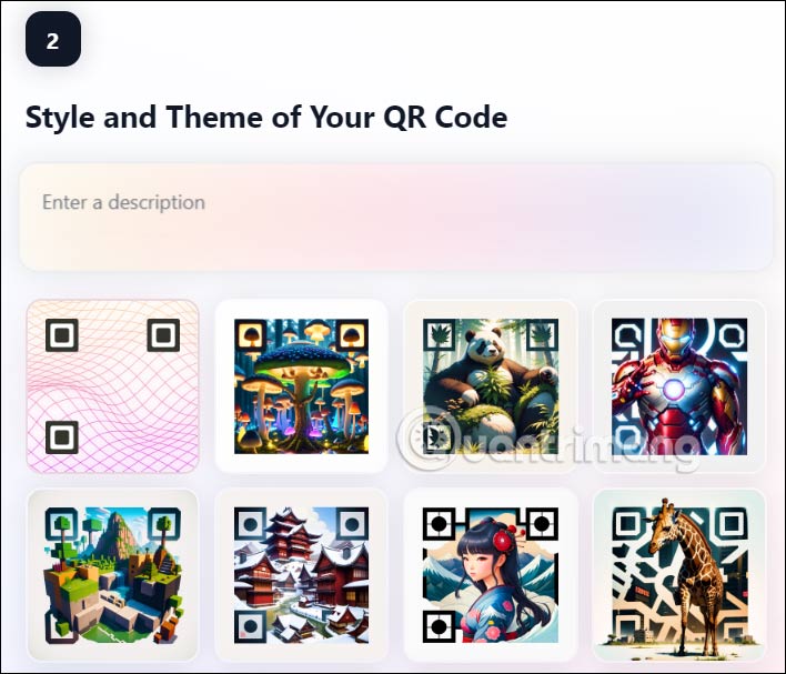 Phong cách tạo mã QRCode AI