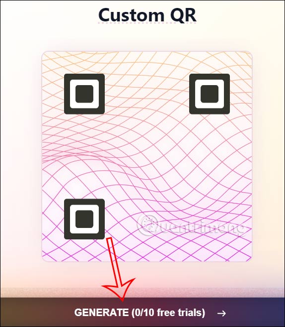 Tạo mã QRCode AI