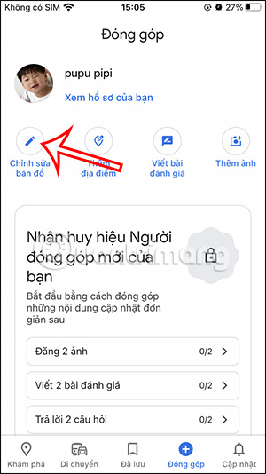 Chỉnh sửa bản đồ Google Maps