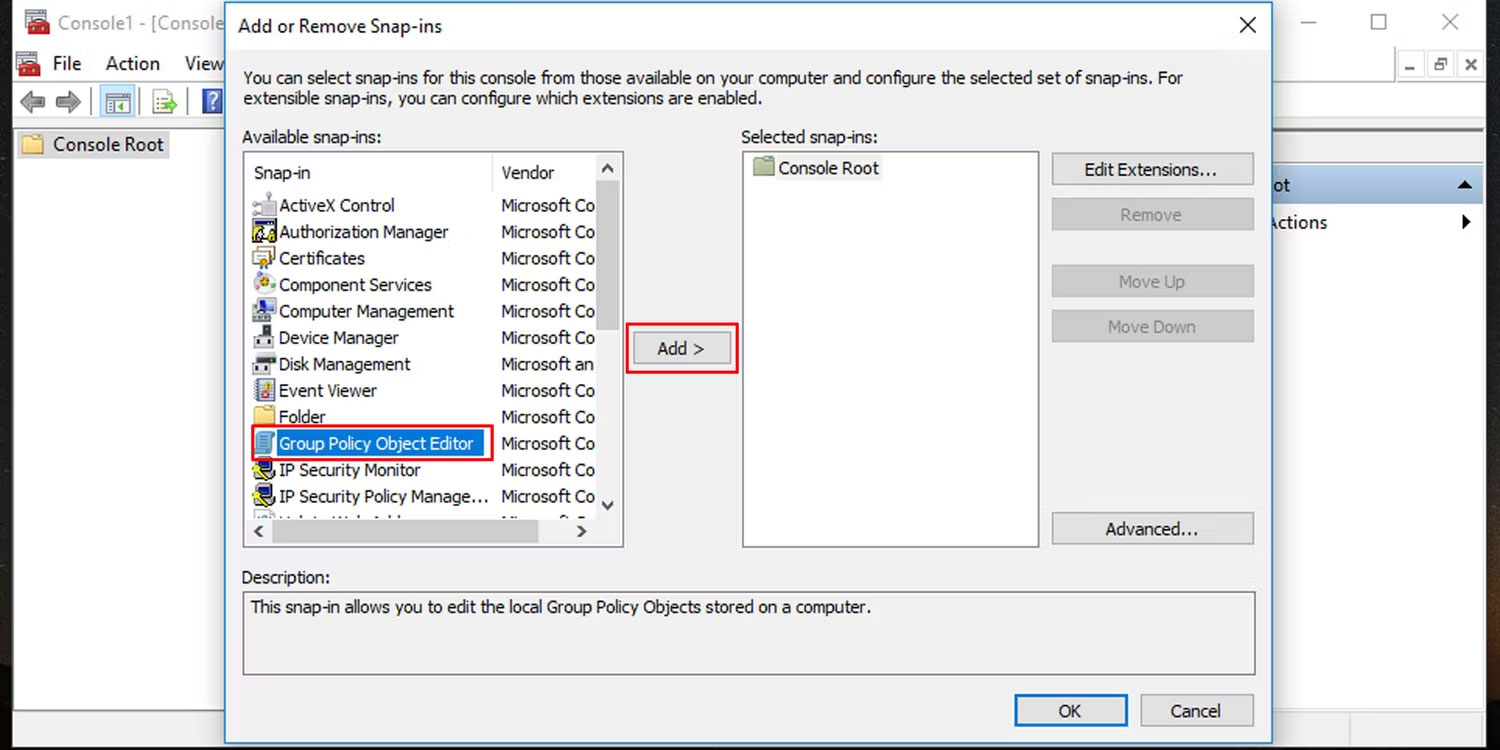 Cách áp dụng Local Group Policy cho tài khoản người dùng cụ thể trong Windows 10/11 2 Thêm Group Policy Object Editor cho một người dùng cụ thể