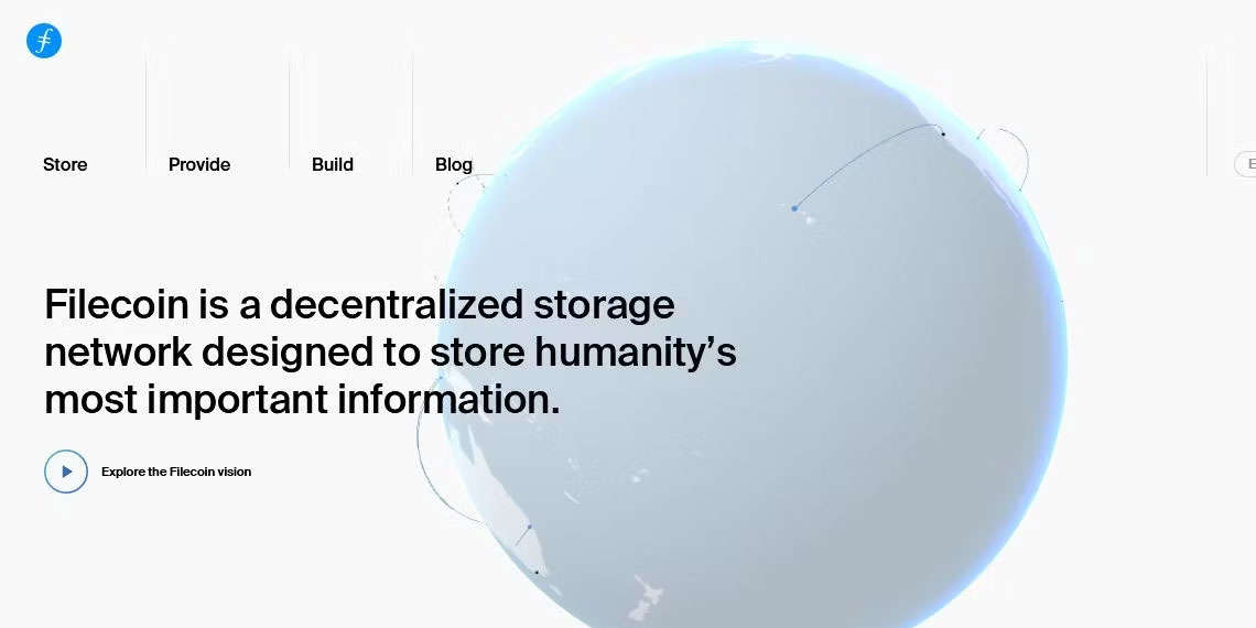 Trang web Filecoin