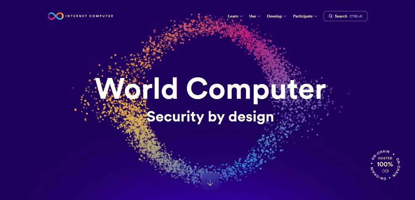 Trang web Internet Computer