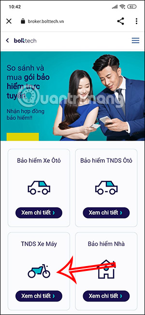 Mua bảo hiểm xe máy trên My Viettel