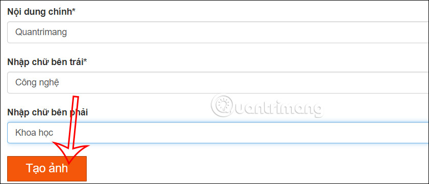 Nhập nội dung trong avatar Vinamilk màu nền khác