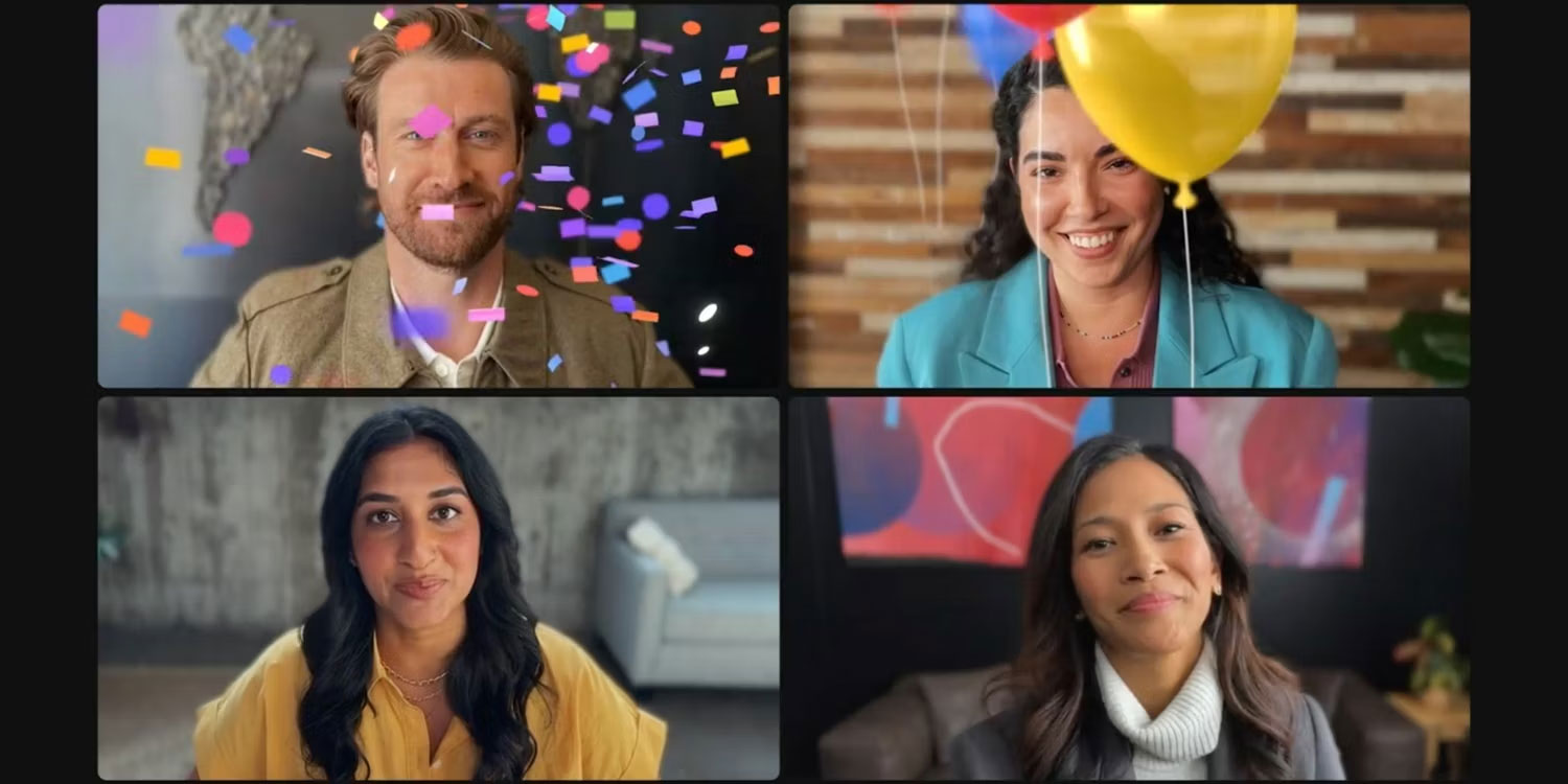 Nhóm FaceTime với các phản ứng thực tế tăng cường 