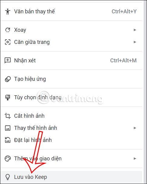 Tải ảnh vào Google Keep