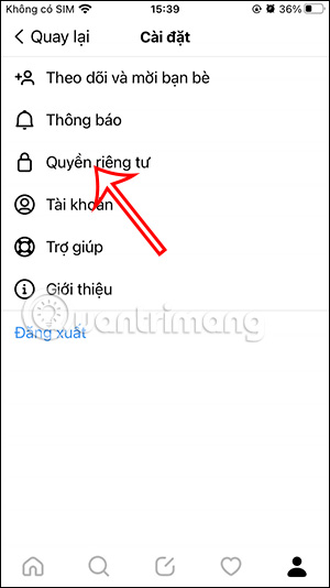 Quyền riêng tư cho Threads