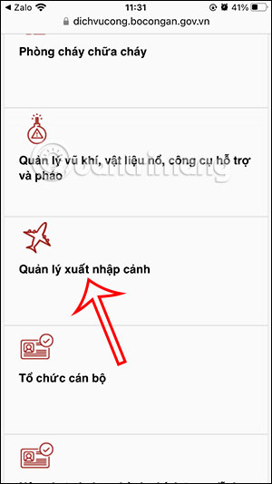 Quản lý xuất nhập cảnh