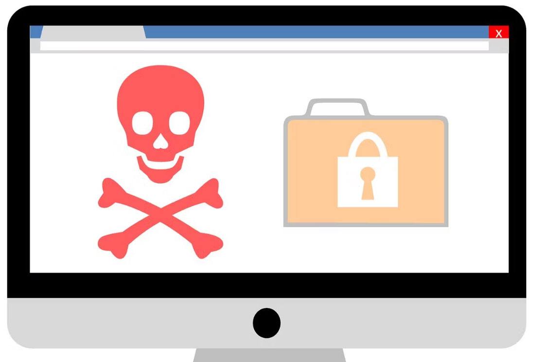 Biểu tượng file bị khóa trên màn hình máy tính