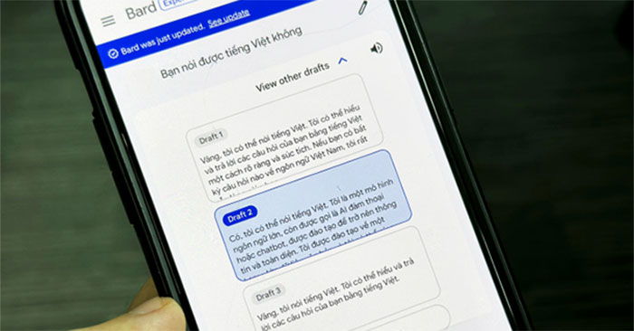 Google Bard, siêu AI của Google có thể nói tiếng Việt