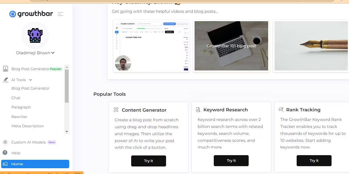 Growthbar SEO