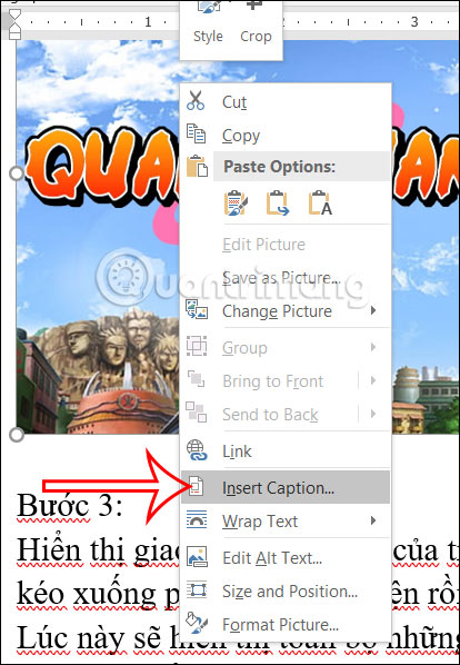 Hướng Dẫn Chèn Caption Cho Ảnh Trong Word - Quantrimang.Com