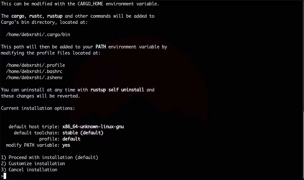 Hướng dẫn cài Rust trên Linux