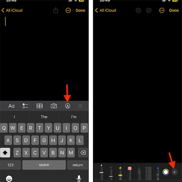 Chèn nội dung vào ghi chú iPhone 