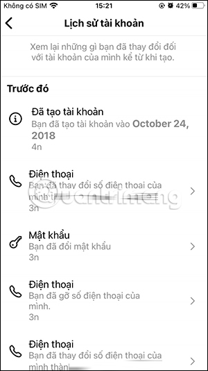 Thay đổi kiểu hiển thị thông tin Instagram