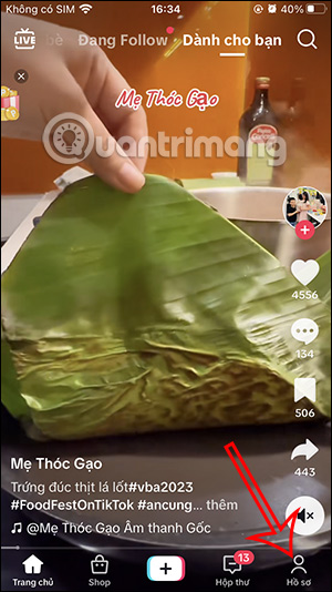 Hồ sơ trên TikTok