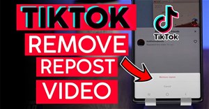 Cách xóa video TikTok đã đăng lại