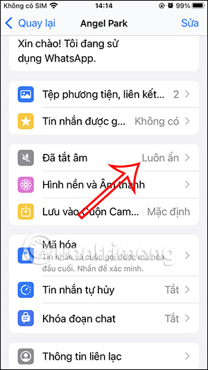 Không nhận thông báo tin nhắn WhatsApp