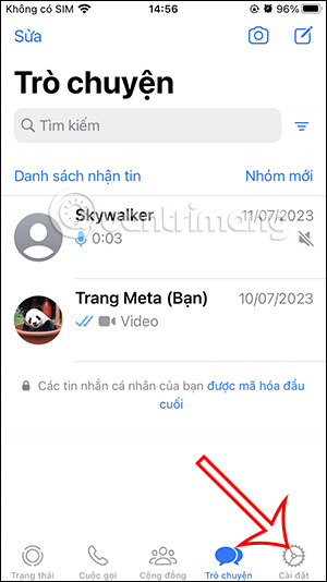 Cài đặt WhatsApp