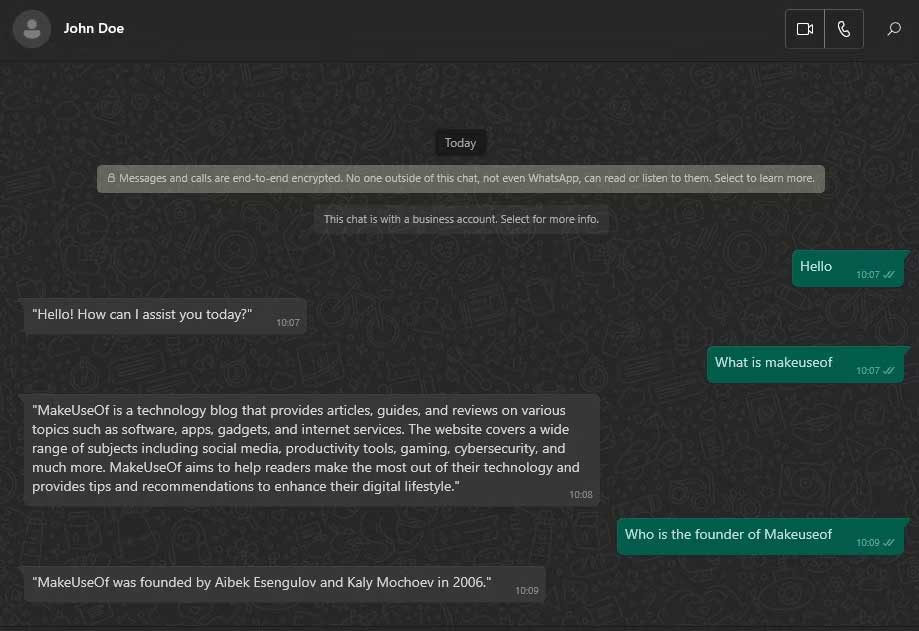 Tích hợp ChatGPT vào WhatsApp thành công