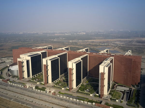 Tòa nhà mới là thiết kế của công ty kiến trúc Ấn Độ Morphogenesis